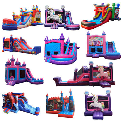 EN71/EN14960/CE Centrale di gioco inflatabile per bambini ad acqua per esterni