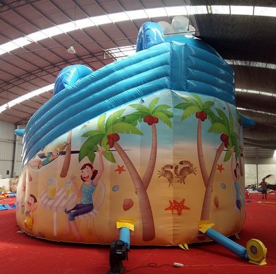 Stampa digitale bambino bambini gonfiabile Dubai scivolo idraulico con capacità massima 100-500kg