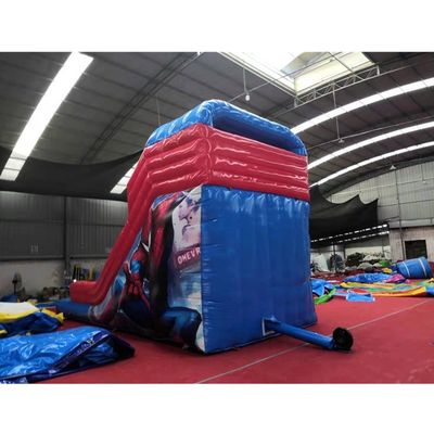 Materiale di telone di Plato PVC Caratteristiche Grande Spiderman Bouncer gonfiabile Slide asciutto