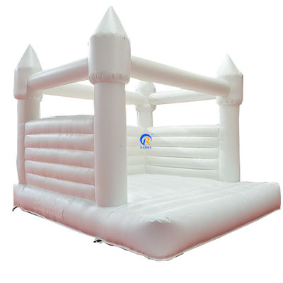 Casa gonfiabile bianca di grado commerciale per feste di nozze per bambini piccoli Materiale in PVC