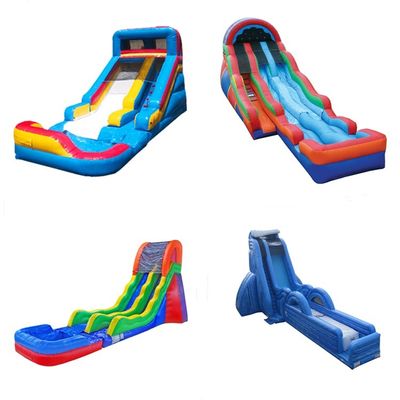 Occasioni commerciali scivolo idraulico gonfiabile con piscina 2 scivolo di carpe