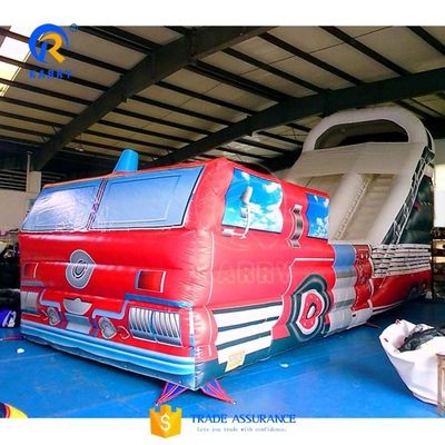 Camion dei pompieri gonfiabile a slitta secca per la vendita a noleggio