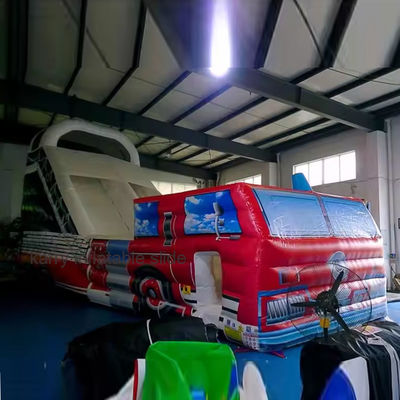 Camion dei pompieri gonfiabile a slitta secca per la vendita a noleggio