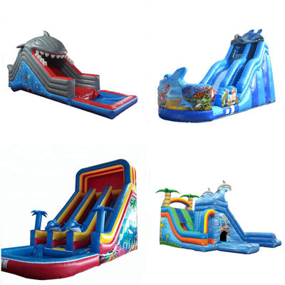 5*11*6m Slide idraulico gonfiabile Combo Bouncer con piscina e scala
