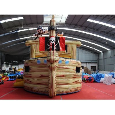 Grande scivolo gonfiabile per buttafuori pirata popolare scivolo d'acqua a noleggio con castello gonfiabile