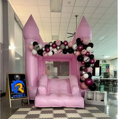 Genere Unisex Portatile Custom Wedding Rosa gonfiabile Bounce Castle Bambino Bouncer