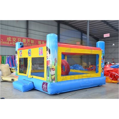 PORTABLE PVC divertimento per bambini trampolino gonfiabile castello gonfiabile con scivoli