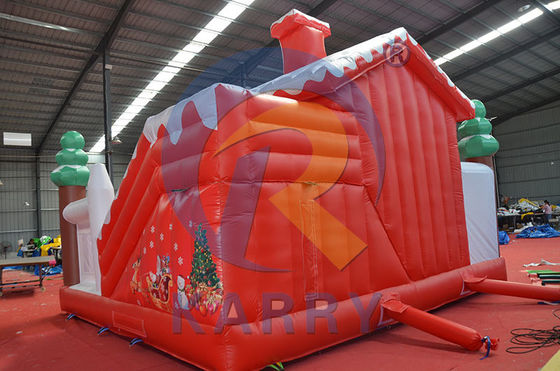 Albero di Natale Combo Bouncy Slide Castello gonfiabile Slider per il divertimento in campo aperto