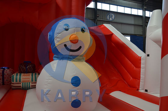 Albero di Natale Combo Bouncy Slide Castello gonfiabile Slider per il divertimento in campo aperto