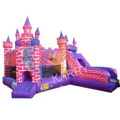 Casa gonfiabile unisex Princess Knight Bounce con kit di riparazione e scivolo incluso