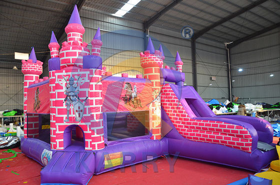 Casa gonfiabile unisex Princess Knight Bounce con kit di riparazione e scivolo incluso