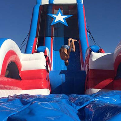 Commerciale gonfiabile scivolo asciutto o d'acqua per l'estate Parco acquatico Bambini piscina divertimento