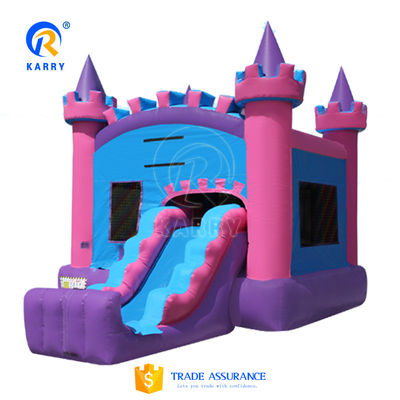 Casa gonfiabile in PVC personalizzata con scivolo salto castello a balzo per feste noleggio giocattoli per bambini gioco con soffiatore