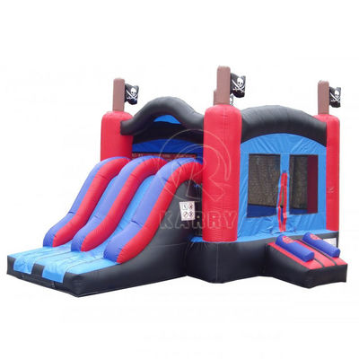 Casa gonfiabile in PVC personalizzata con scivolo salto castello a balzo per feste noleggio giocattoli per bambini gioco con soffiatore