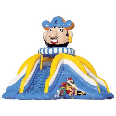 Castello rimbalzabile gonfiabile in PVC colorato su misura con kit di riparazione di scivoli d'acqua inclusi