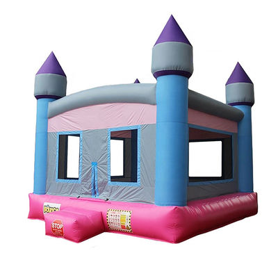 Castello rimbalzabile gonfiabile in PVC colorato su misura con kit di riparazione di scivoli d'acqua inclusi