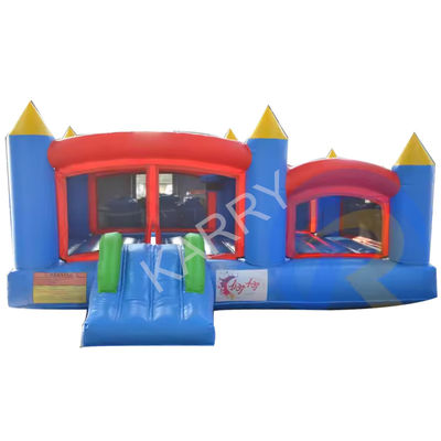0.55mm PVC Tarpaulin Kids Bouncer gonfiabile Casa rimbalzata con scivolo e castello salto