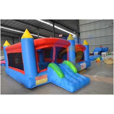 0.55mm PVC Tarpaulin Kids Bouncer gonfiabile Casa rimbalzata con scivolo e castello salto