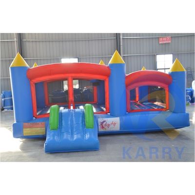 0.55mm PVC Tarpaulin Kids Bouncer gonfiabile Casa rimbalzata con scivolo e castello salto