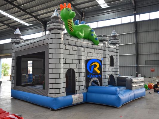 Carry PVC Moonwalk Commercial Jumper Bouncer gonfiabile con ventilatore e riparazione