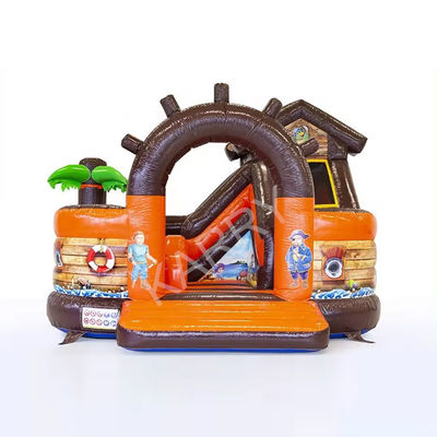 Nave pirata unisex castello gonfiabile combo scivolo per bambini parco giochi all' aperto