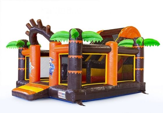 Nave pirata unisex castello gonfiabile combo scivolo per bambini parco giochi all' aperto