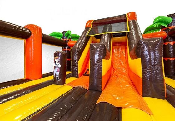 Nave pirata unisex castello gonfiabile combo scivolo per bambini parco giochi all' aperto