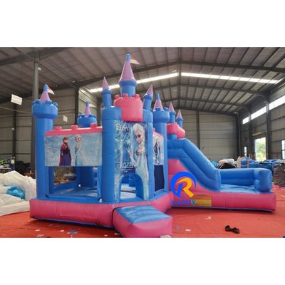 14 anni di vita Commerciale gonfiabile Frozen Bounce House con Slide Combo OEM accettato