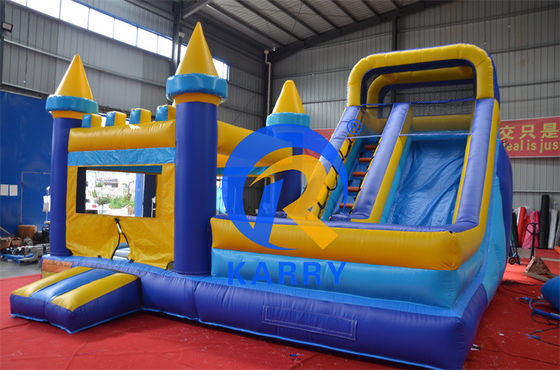 Commercial Inflatable Water Slide Mini Castle Combo con kit di riparazione ed eventi di festa