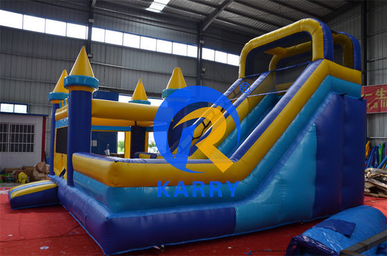 Commercial Inflatable Water Slide Mini Castle Combo con kit di riparazione ed eventi di festa