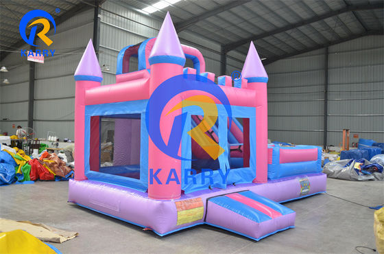7x6x4.5m castello gonfiabile commerciale all'aperto con scivolo e soffiatore incluso
