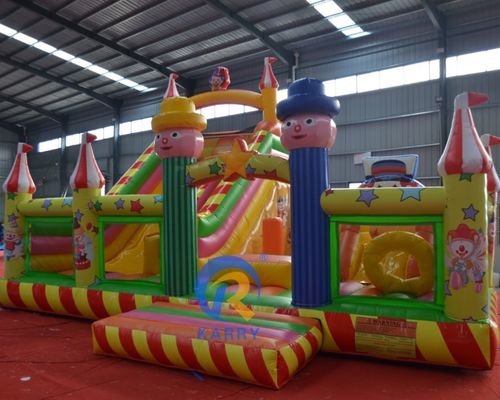 Nuovamente progettato Mini Purple Outdoor Commercial Little Monster Bouncy Castle Slide Combo