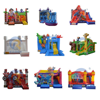 5x4m 18*16ft Blue Dinosaur Bouncy Castle Slide Combo con servizio OEM professionale