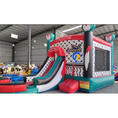 Carry Unicorn Castle Bounce House Affitto Combo secco gonfiabile con piscina rimovibile
