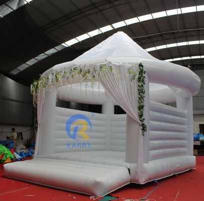 Letto gonfiabile da matrimonio bianco 4*4m