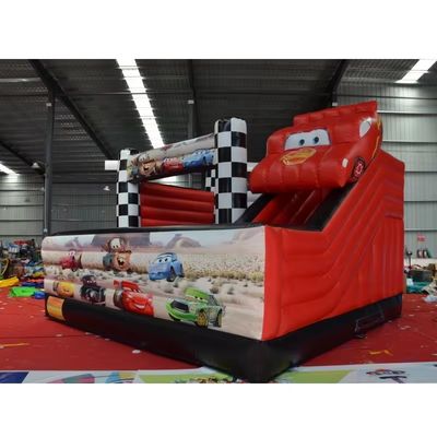 5*5m Red Racing Car Combo Castle Slide Inflatabile Bouncy Bouncer Combo e Efficienza