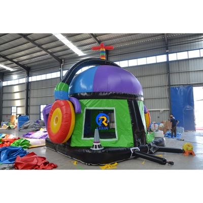 Music House Bouncer gonfiabile Disco Dome Jumping Bouncy Castle per noleggiare feste