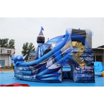 Kit di riparazione di accessori inclusi in Trend 3D Blue Dragon Castello gonfiabile con scivolo