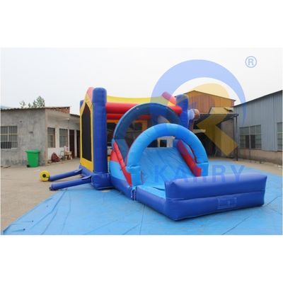 Parco di divertimenti portatile di basket in PVC Salto del castello salto con scivolo 14 anni in su