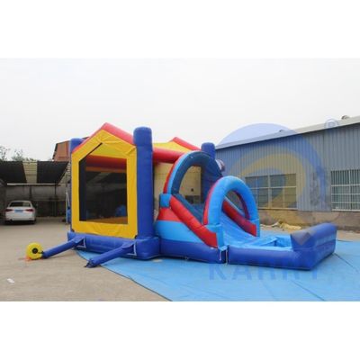 Parco di divertimenti portatile di basket in PVC Salto del castello salto con scivolo 14 anni in su
