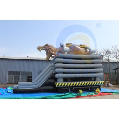 Norme CE Castello gonfiabile salto combinato Casa rimbalzata con scivolo e scivolo d'acqua