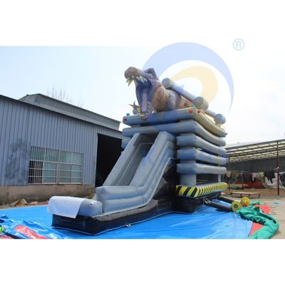 Norme CE Castello gonfiabile salto combinato Casa rimbalzata con scivolo e scivolo d'acqua