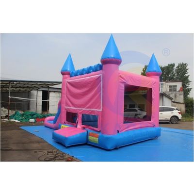 Carry giallo PVC gonfiabile Bouncer con scivolo Commerciale Combo Jumping Castle