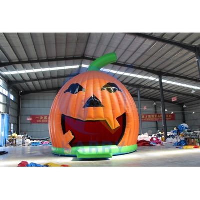 Commerciale gonfiabile all'aria aperta Castello di zucca Salto casa rimbalzo per bambini Parco giochi