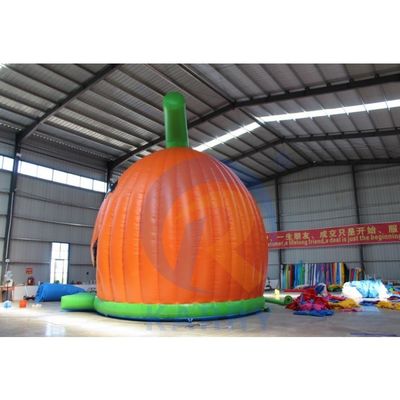 Commerciale gonfiabile all'aria aperta Castello di zucca Salto casa rimbalzo per bambini Parco giochi