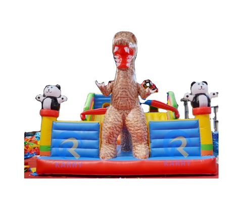 Eventi di festa Dinosauro Spider-Man Panda Combinazione Inflatabile Castello rimbalzante con scivolo
