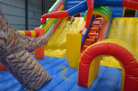 Eventi di festa Dinosauro Spider-Man Panda Combinazione Inflatabile Castello rimbalzante con scivolo