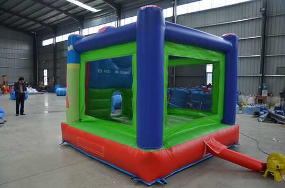 Unisex Hot Pink Cartoon Pig Bouncy Castle con scivolo e avventura in PVC marino personalizzato