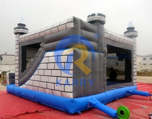 Dino Commercial Bouncy Inflatable Castle con kit di riparazione di scivoli e accessori