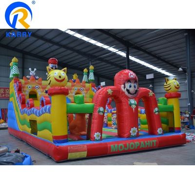 PORTABLE Commerciale gonfiabile Bouncer Air Jumping Castello Design Mario Parco giochi